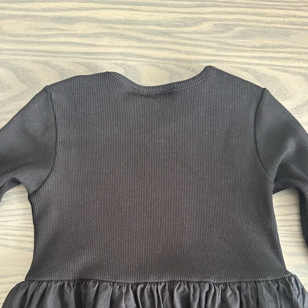 ZARA GIRLS BUBBLE DRESS IN BLACK